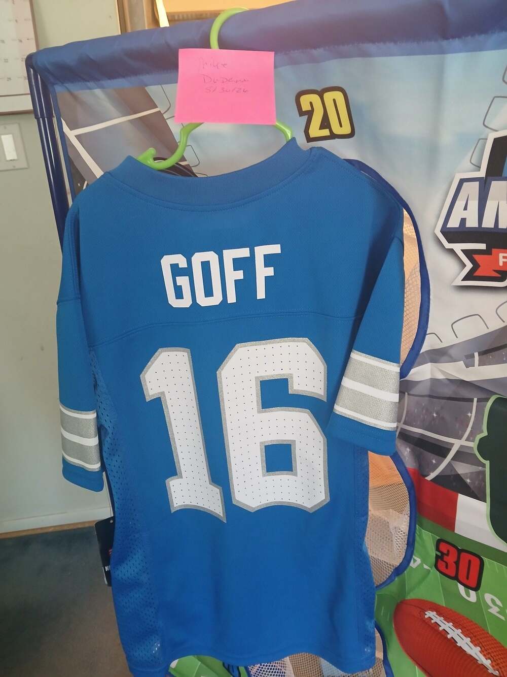 Detroit Lions Jared Goff NFL Jersey Size S